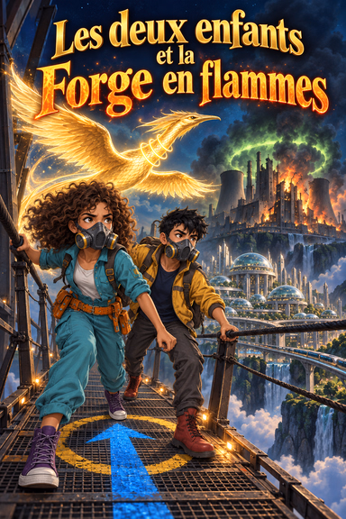 Les deux enfants et la Forge en flammes