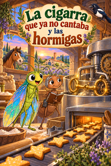 La cigarra que ya no cantaba y las hormigas