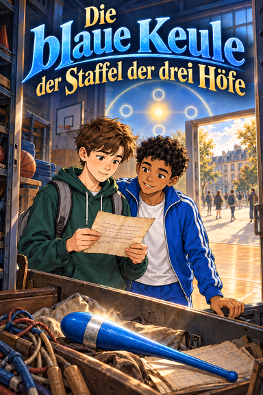 Die blaue Keule der Staffel der drei Höfe