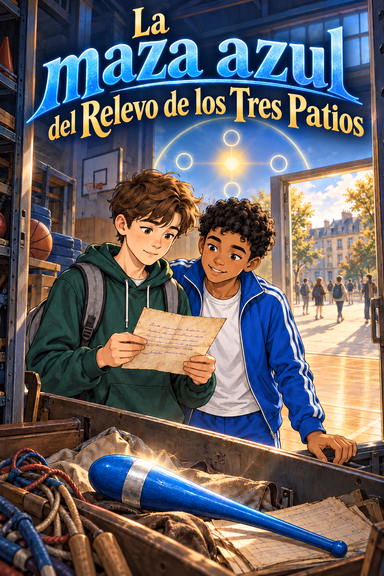 La maza azul del Relevo de los Tres Patios