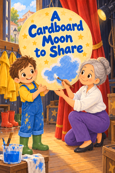 A Cardboard Moon to Share
