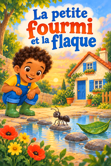 La petite fourmi et la flaque