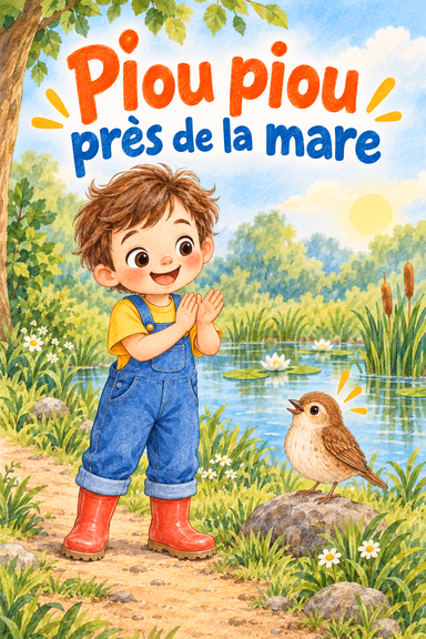 Piou piou près de la mare