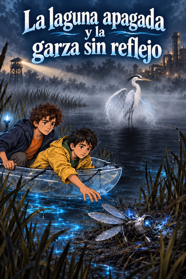 La laguna apagada y la garza sin reflejo
