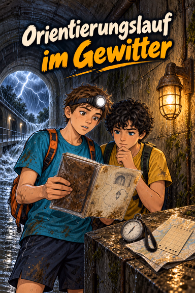Orientierungslauf im Gewitter