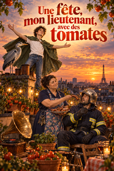 Une fête, mon lieutenant, avec des tomates