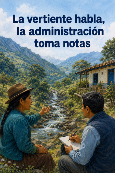 La vertiente habla, la administración toma notas
