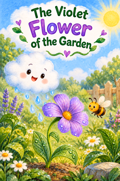 The Violet Flower of the Garden