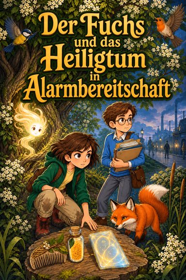 Der Fuchs und das Heiligtum in Alarmbereitschaft