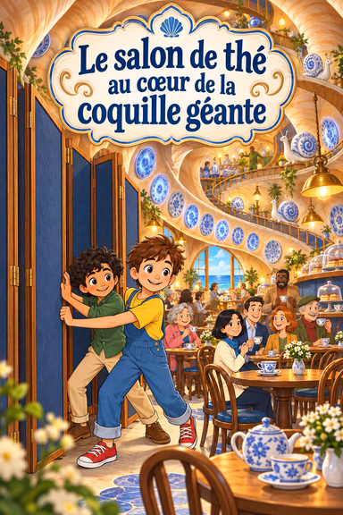 Le salon de thé au cœur de la coquille géante