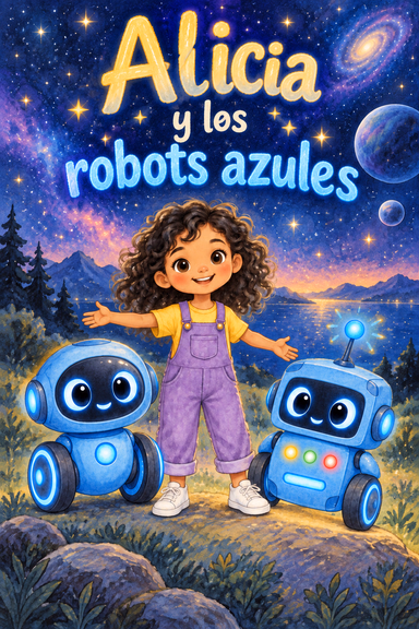 Alicia y los robots azules