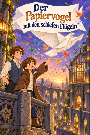 Der Papiervogel mit den schiefen Flügeln