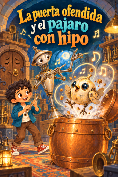 La puerta ofendida y el pajaro con hipo