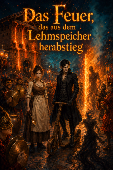 Das Feuer, das aus dem Lehmspeicher herabstieg