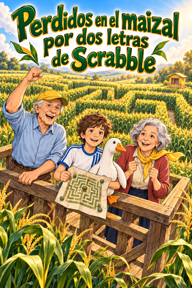 Perdidos en el maizal por dos letras de Scrabble