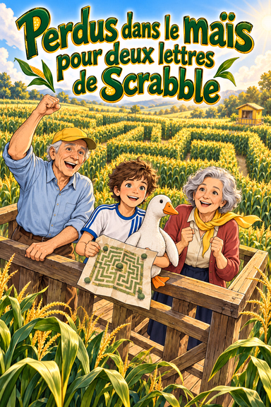 Perdus dans le maïs pour deux lettres de Scrabble