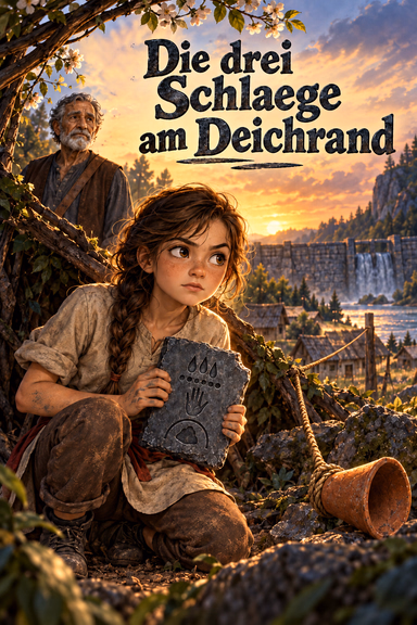 Die drei Schlaege am Deichrand