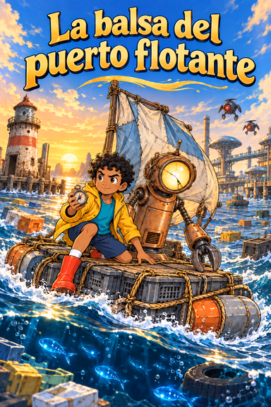 La balsa del puerto flotante