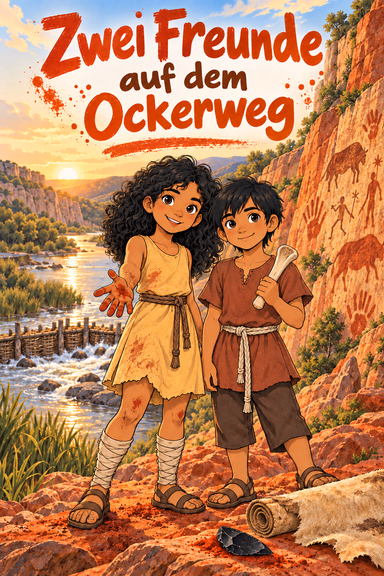 Zwei Freunde auf dem Ockerweg