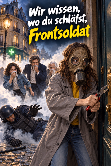 Wir wissen, wo du schläfst, Frontsoldat