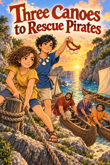 Three Canoes to Rescue Pirates