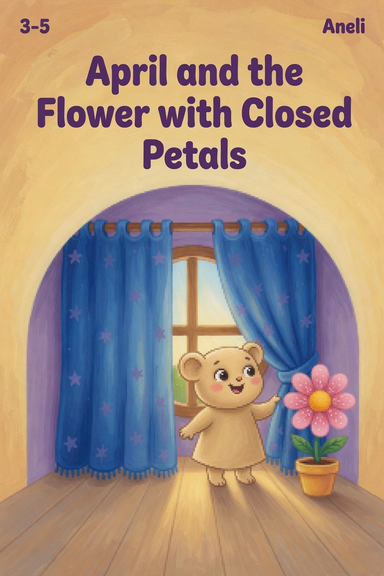 April and the Flower with Closed Petals