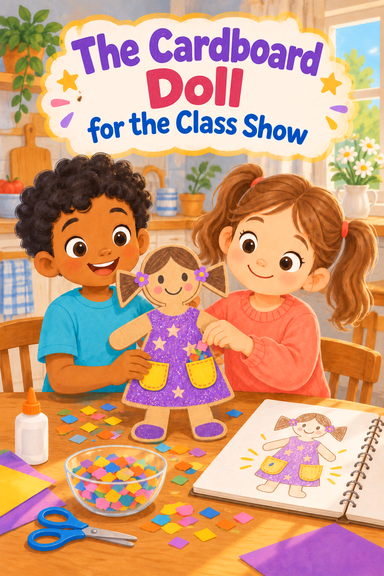 The Cardboard Doll for the Class Show