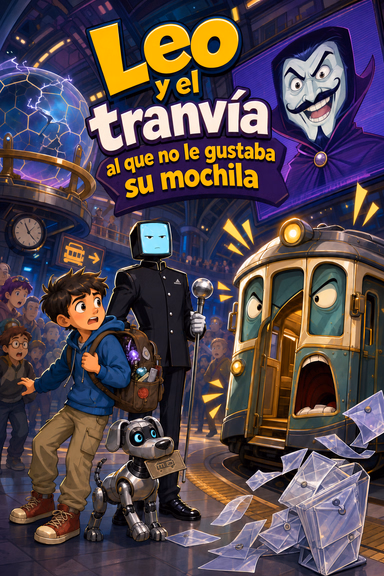 Leo y el tranvía al que no le gustaba su mochila