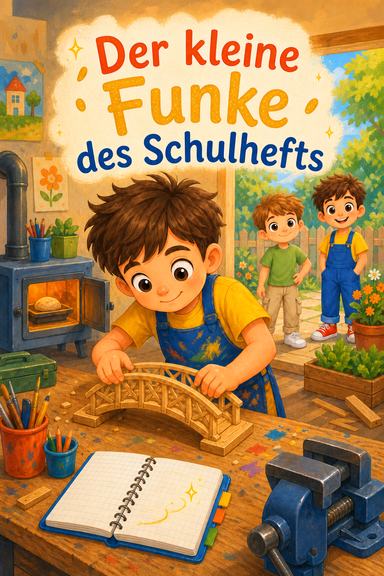 Der kleine Funke des Schulhefts