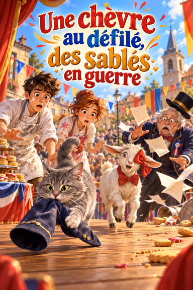 Une chèvre au défilé, des sablés en guerre
