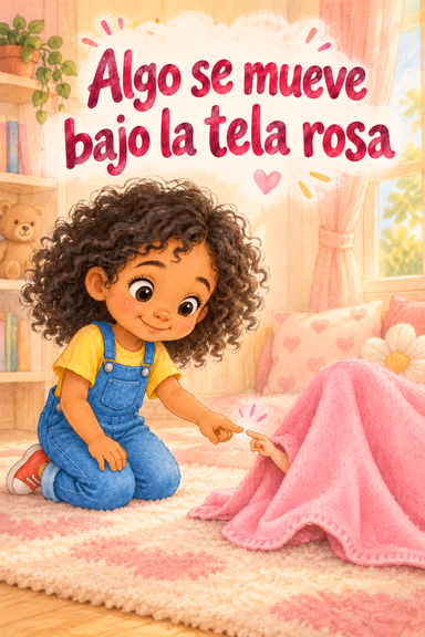 Algo se mueve bajo la tela rosa