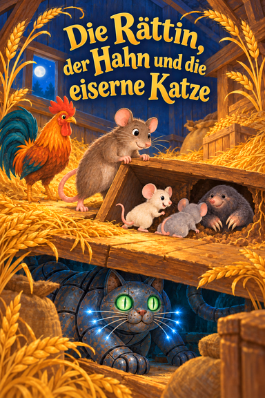 Die Rättin, der Hahn und die eiserne Katze