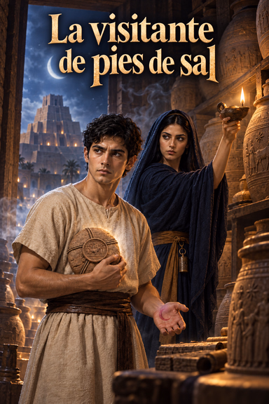 La visitante de pies de sal