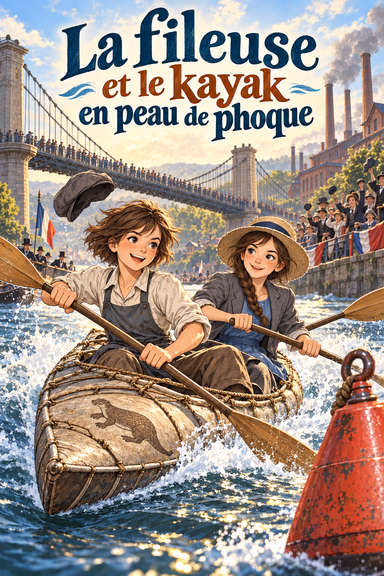 La fileuse et le kayak en peau de phoque
