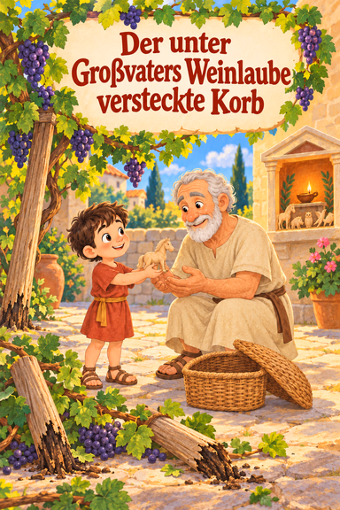 Der unter Großvaters Weinlaube versteckte Korb