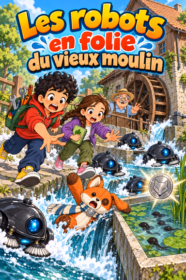 Les robots en folie du vieux moulin