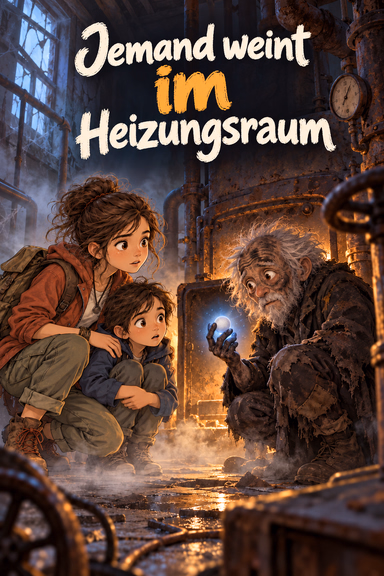 Jemand weint im Heizungsraum