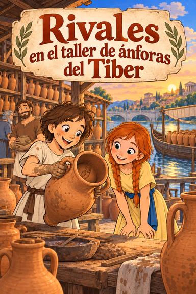 Rivales en el taller de ánforas del Tíber