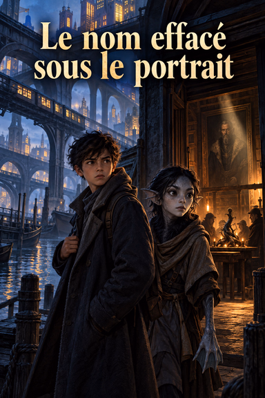 Le nom effacé sous le portrait