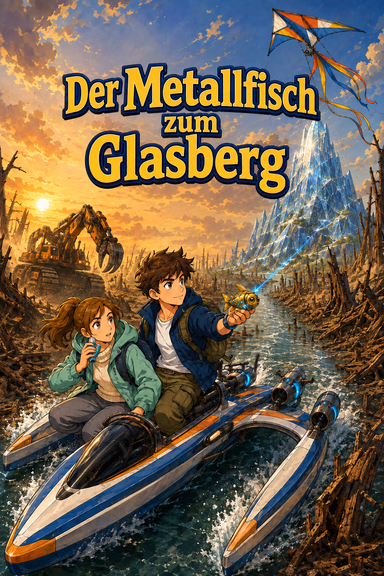Der Metallfisch zum Glasberg