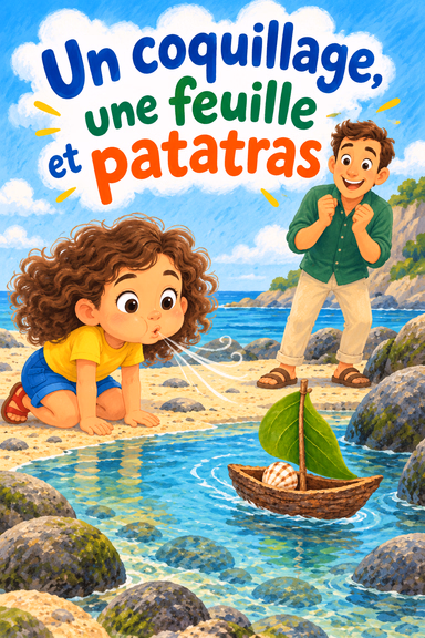 Un coquillage, une feuille et patatras