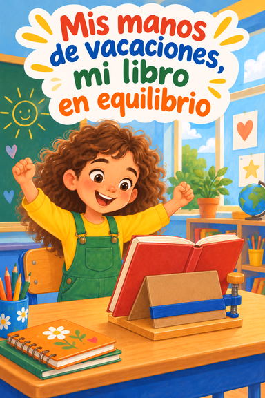 Mis manos de vacaciones, mi libro en equilibrio