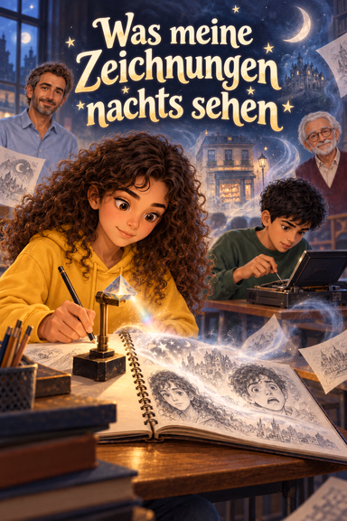 Was meine Zeichnungen nachts sehen
