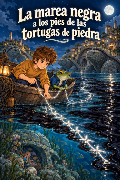 La marea negra a los pies de las tortugas de piedra