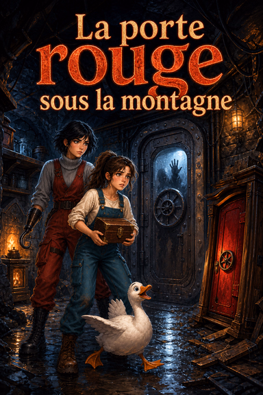 La porte rouge sous la montagne