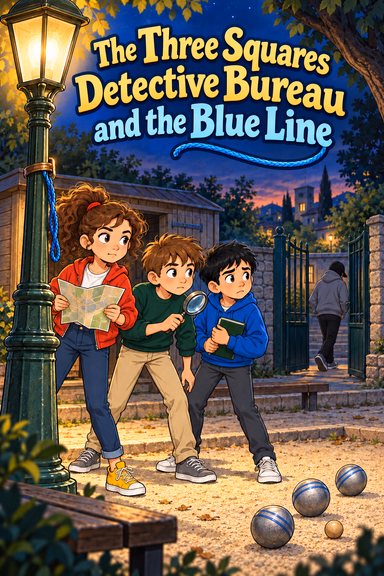 The Three Squares Detective Bureau and the Blue Line
