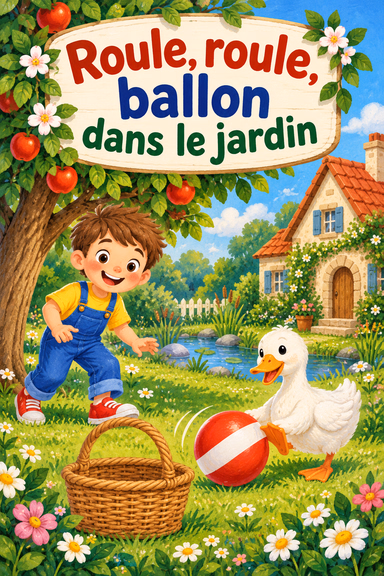Roule, roule, ballon dans le jardin