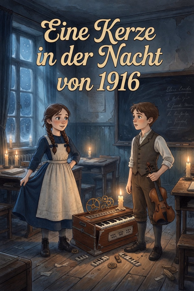 Eine Kerze in der Nacht von 1916
