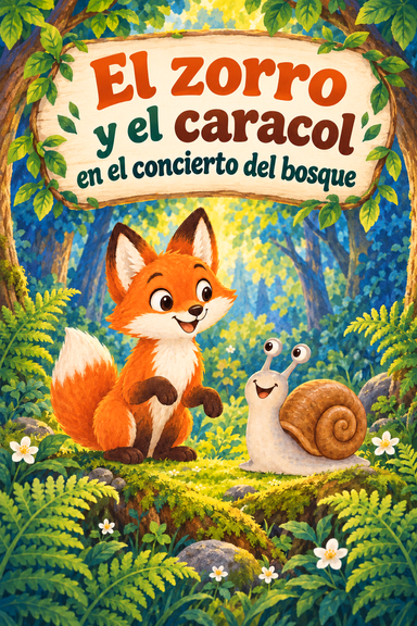 El zorro y el caracol en el concierto del bosque