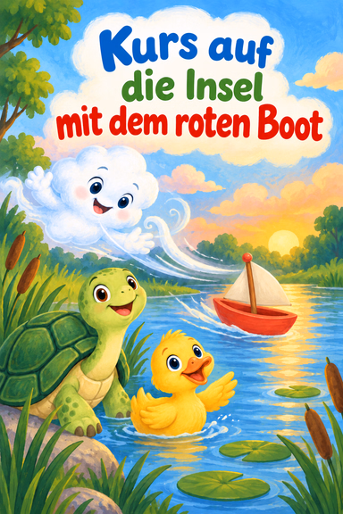 Kurs auf die Insel mit dem roten Boot